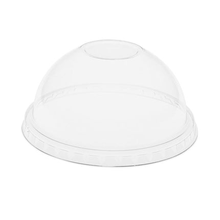 EarthChoice Strawless RPET Lid, Dome Lid, Fits 12 oz to 24 oz "B" Cups, Plastic, Clear, 1,020/Carton