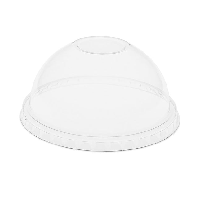 EarthChoice Strawless RPET Lid, Dome Lid, Fits 12 oz to 24 oz "B" Cups, Plastic, Clear, 1,020/Carton