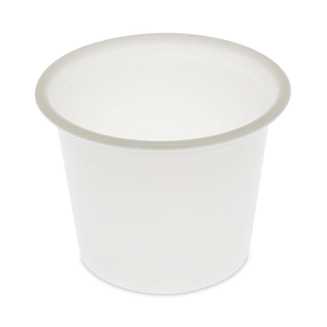 Plastic Portion Cup, 1 oz, Translucent, 200/Sleeve, 25 Sleeves/Carton