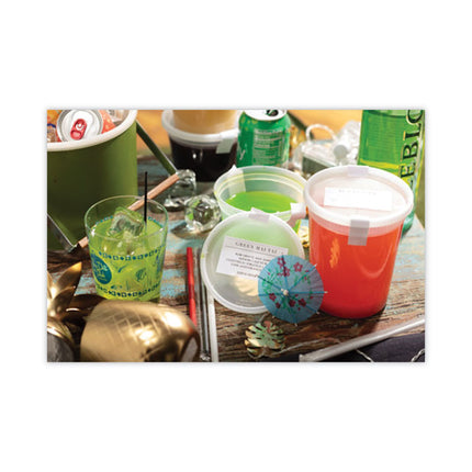 Newspring DELItainer Microwavable Container, 32 oz, 4.55" Diameter x 5.55" h, Clear, Plastic, 240/Carton
