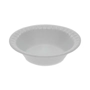 Placesetter Satin Non-Laminated Foam Dinnerware, Bowl, 5 oz, White, 1,250/Carton
