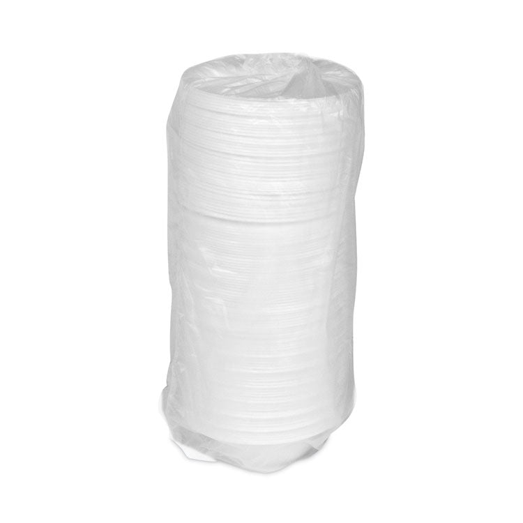 Placesetter Deluxe Laminated Foam Dinnerware, Bowl, 12 oz, White, 1,000/Carton