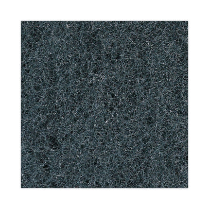 Medium-Duty Scouring Pad, 10 x 4.63, Blue, 20/Carton