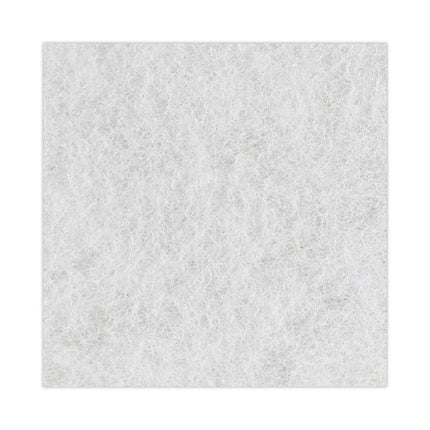 Light Duty Scouring Pad, 4.63 x 10, White, 20/Carton
