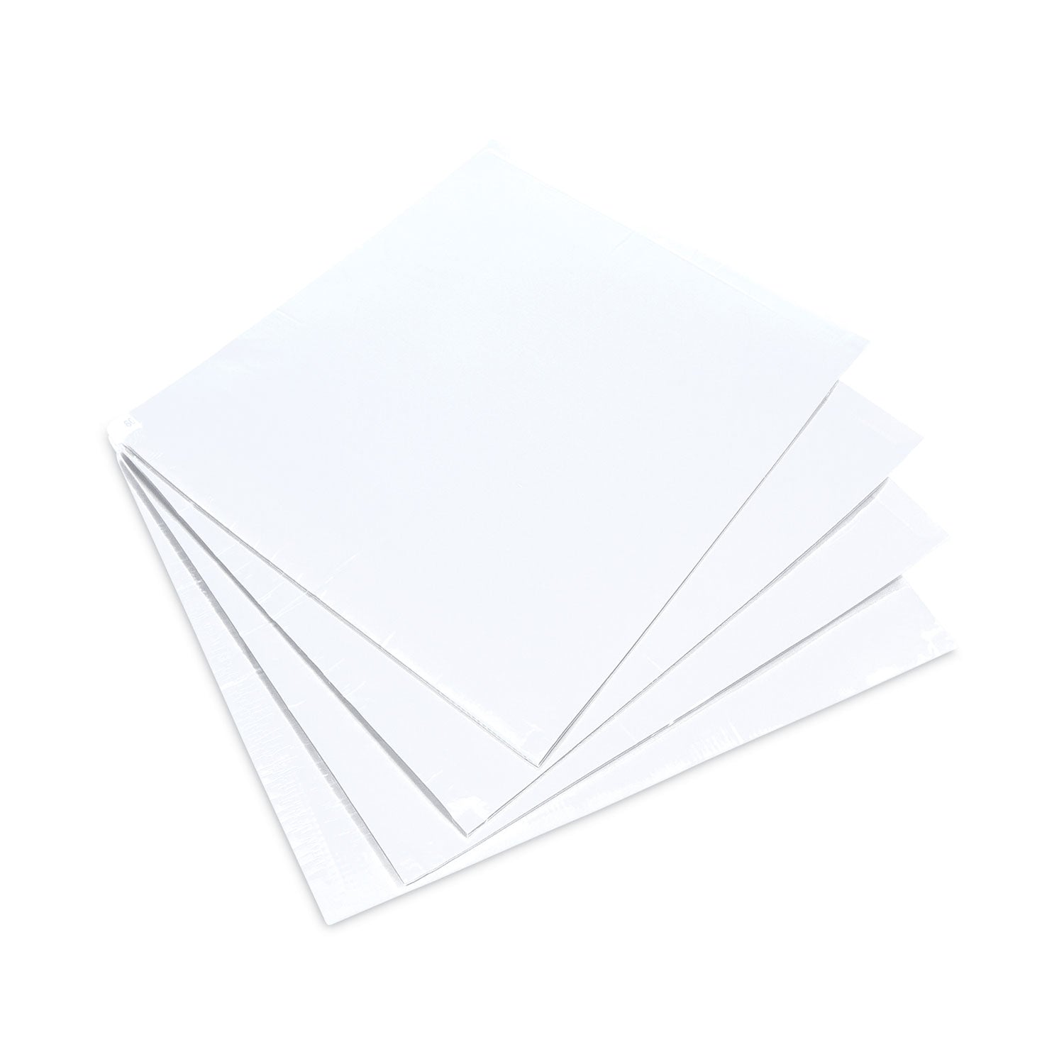 Walk-N-Clean Mat 60-Sheet Refill Pad, 30 X 24, 4/carton, White