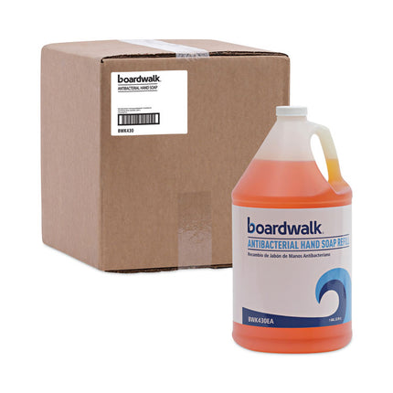 Antibacterial Liquid Soap Refill, Clean Scent, 1 gal Bottle, 4/Carton
