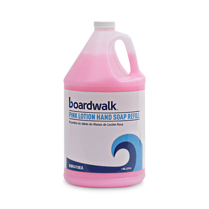 Mild Cleansing Pink Lotion Hand Soap Refill, Cherry Scent, 1 gal Bottle, 4/Carton