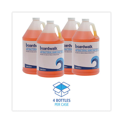 Antibacterial Liquid Soap Refill, Clean Scent, 1 gal Bottle, 4/Carton