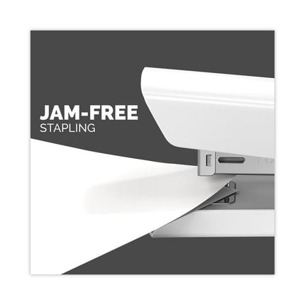 LX820 Classic Full Strip Stapler with Antimicrobial Protection, 20-Sheet Capacity, White
