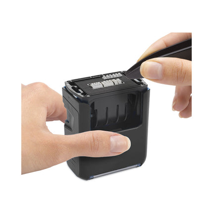 Printy Do It Yourself Self-Inking Message Dater,1.63 x 1, Blue/Red