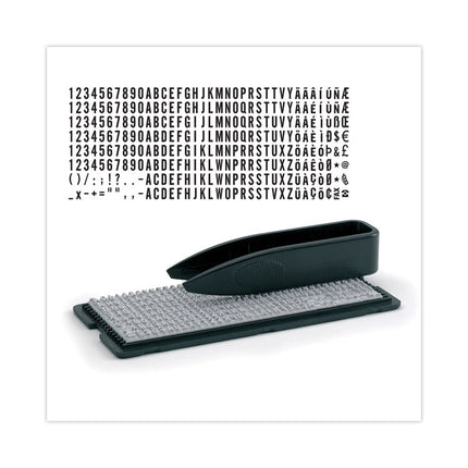 Printy Do It Yourself Self-Inking Message Stamp, 0.75" x 1.88", Black