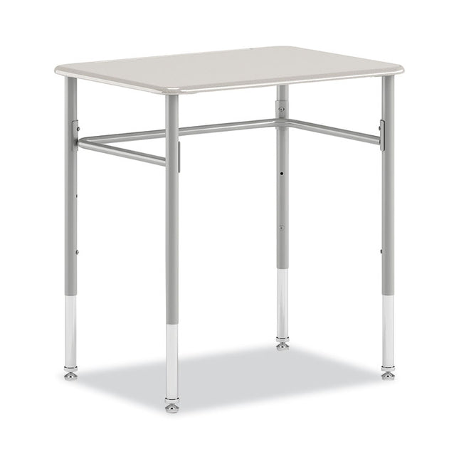 SmartLink Student Desk, Rectangle, 20" x 26" x 23" to 33", White, 2/Carton
