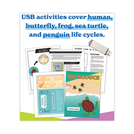 In a Flash USB, Animal Lifestyles, Ages 5-8, 225 Pages