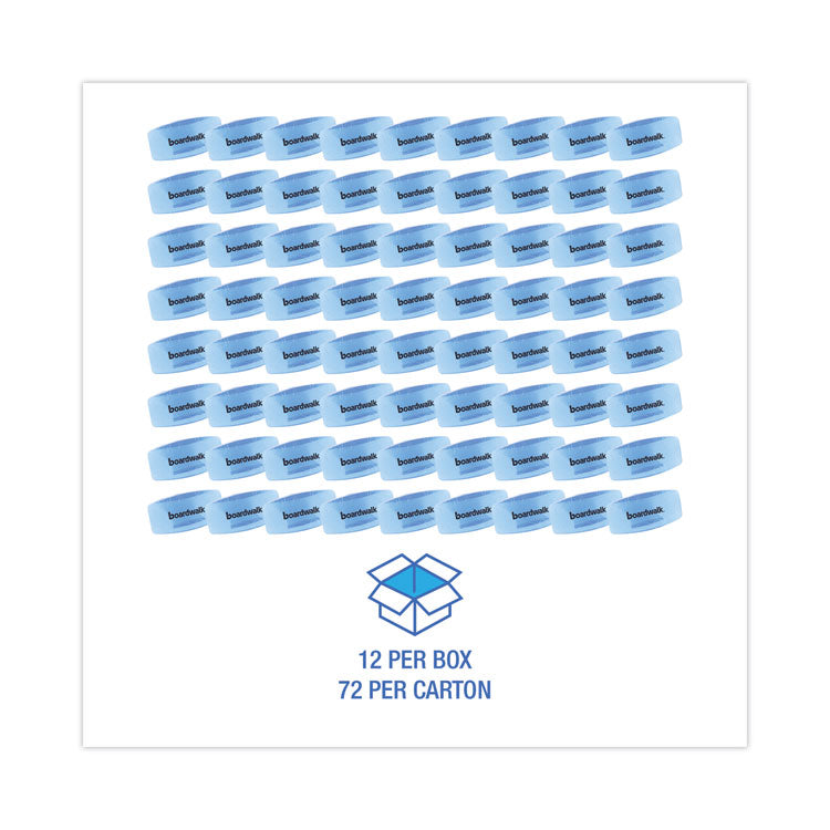 Toilet Bowl Clip, Cotton Blossom Scent, Blue, 12/Box, 6 Boxes/Carton