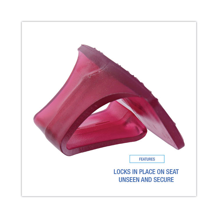 Toilet Bowl Clip, Spiced Apple Scent, Red, 72/Carton