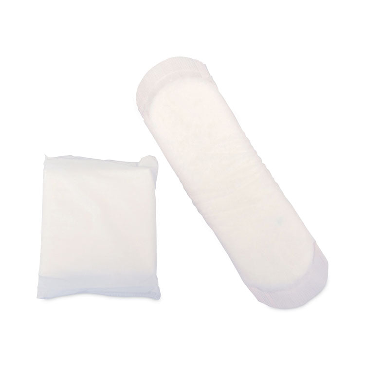 Generic Packaged Sanitary Pads, Regular Absorbency, 500/Carton