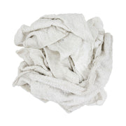 New White Economy Terry Rags, White, 10 lb/Carton