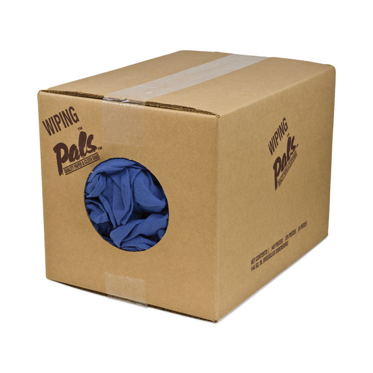 Reclaimed Surgical Huck Towels, Blue, 10 lb/Carton
