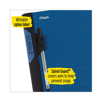 Advance Wirebound Notebook, 3-Subject, Medium/College Rule, Randomly Assorted Cover Color, (150) 11 x 8.5 Sheets