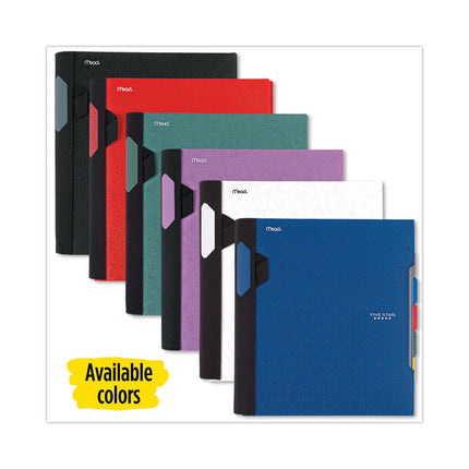 Advance Wirebound Notebook, 5-Subject, Medium/College Rule, Randomly Assorted Cover Color, (200) 11 x 8.5 Sheets
