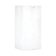 Grocery Bag, #30 Size, 7.5" x 10.5", White, 500/Bundle