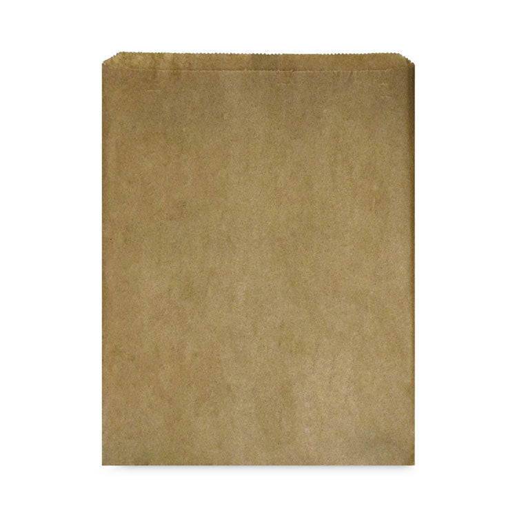 Merchandise Bag, 23.5" x 4" x 34", Brown, 125/Carton