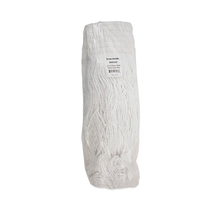 Mop Head, Pro Loop Web/tailband, Premium Saddleback Head, Ryn, 24-Oz., Wh, 12/ct