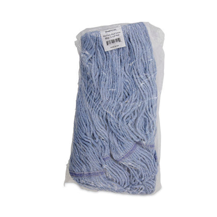 Mop Head, Loop-End, Cotton With Scrub Pad, Medium, 12/carton