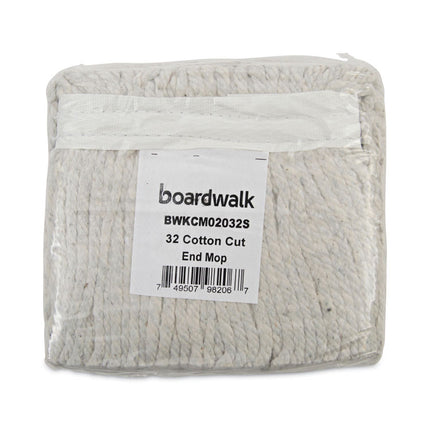 Cotton Mop Head, Cut-End, #32, White, 12/carton