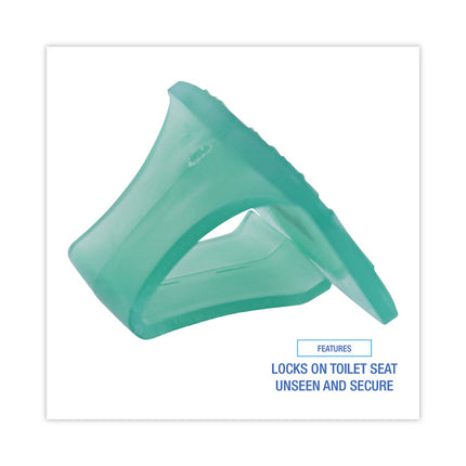 Toilet Bowl Clip, Cucumber Melon Scent, Green, 72/Carton