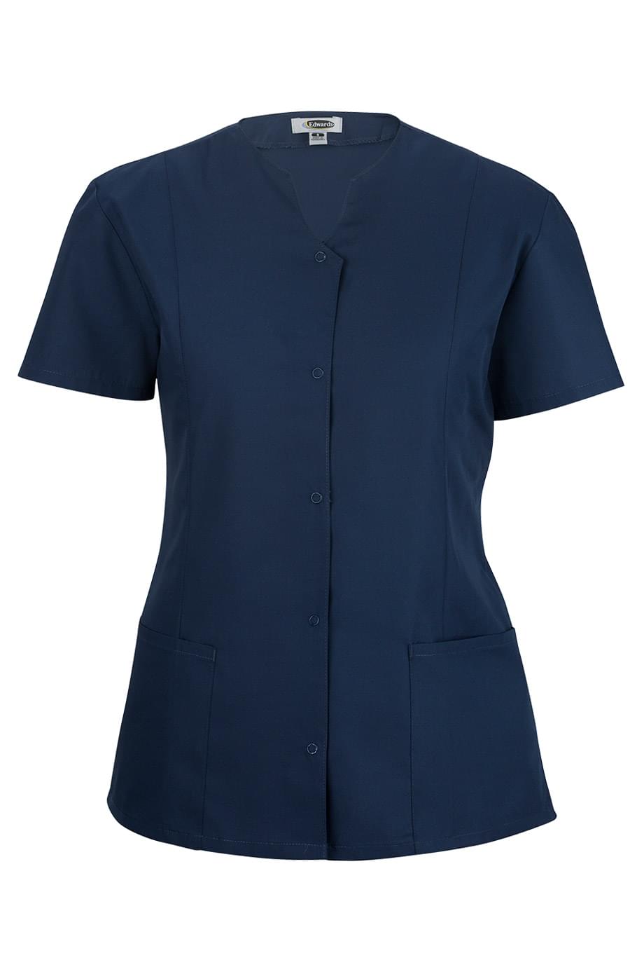 EDWARDS ESSENTIAL LADIES SNAP FRONT SMOCK