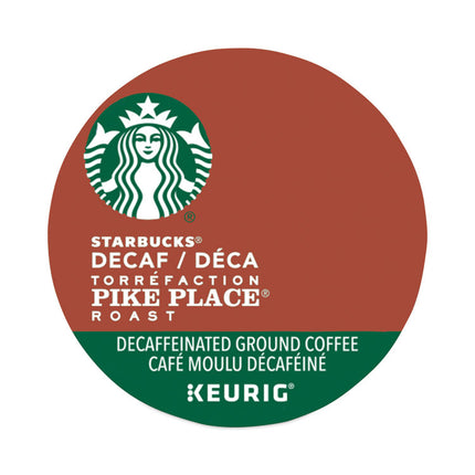 Pike Place Decaf Coffee K-Cups Pack, 24/box
