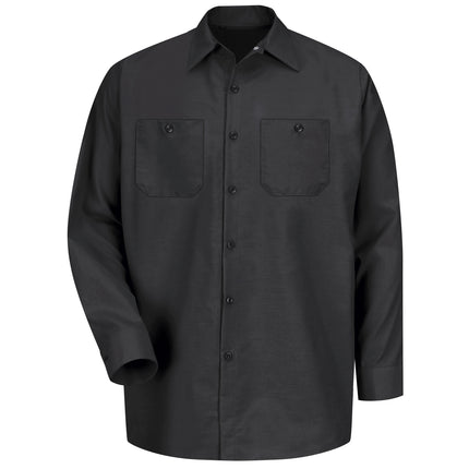 Red Kap® Men's Long Sleeve Industrial Work Shirt / SP14BK