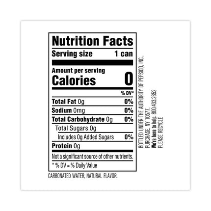 Flavored Sparkling Water, Strawberry, 12 oz Can, 8 Cans/Pack, 3 Packs/Carton