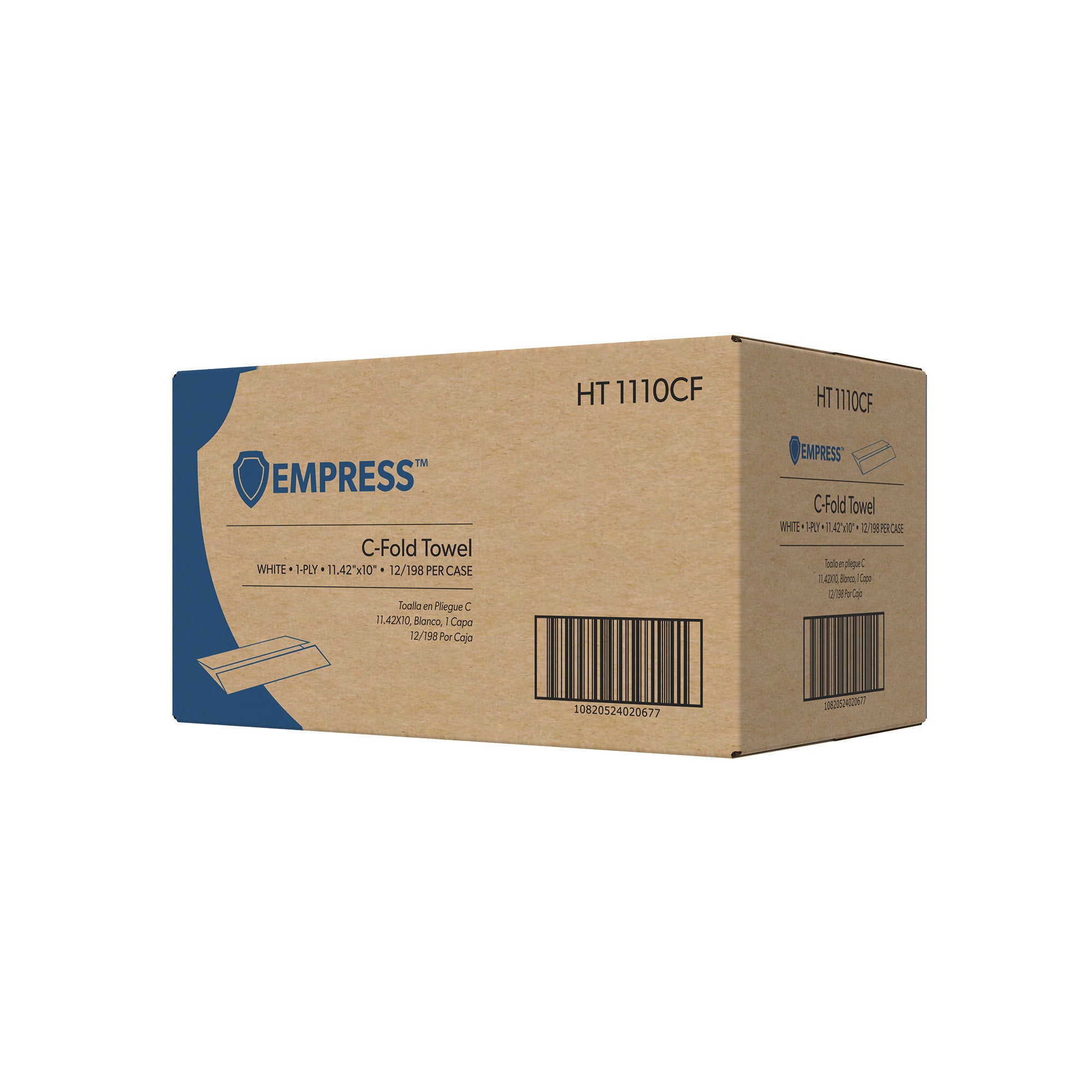 Empress C-Fold Towel 11.42" x 10", White 12 / 198 cs
