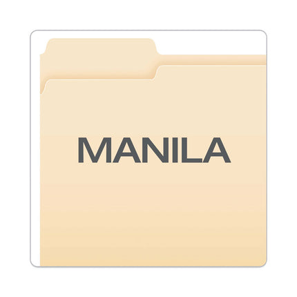 Hanging File Folder Combo Kit, Letter Size, (25) 1/5-Cut Standard Green Hanging Folders, (50) 1/3-Cut Manila File Folders