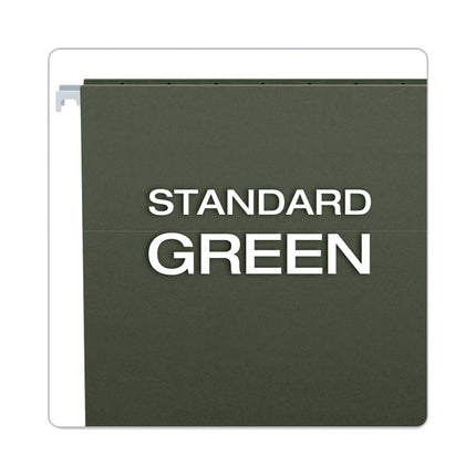 Hanging File Folder Combo Kit, Letter Size, (25) 1/5-Cut Standard Green Hanging Folders, (50) 1/3-Cut Manila File Folders