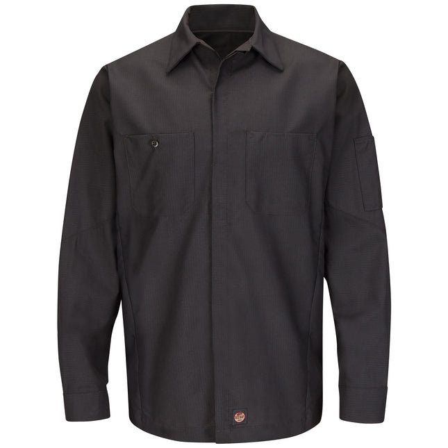 Red Kap® Men's Long Sleeve Solid Crew Shirt / SY10CH