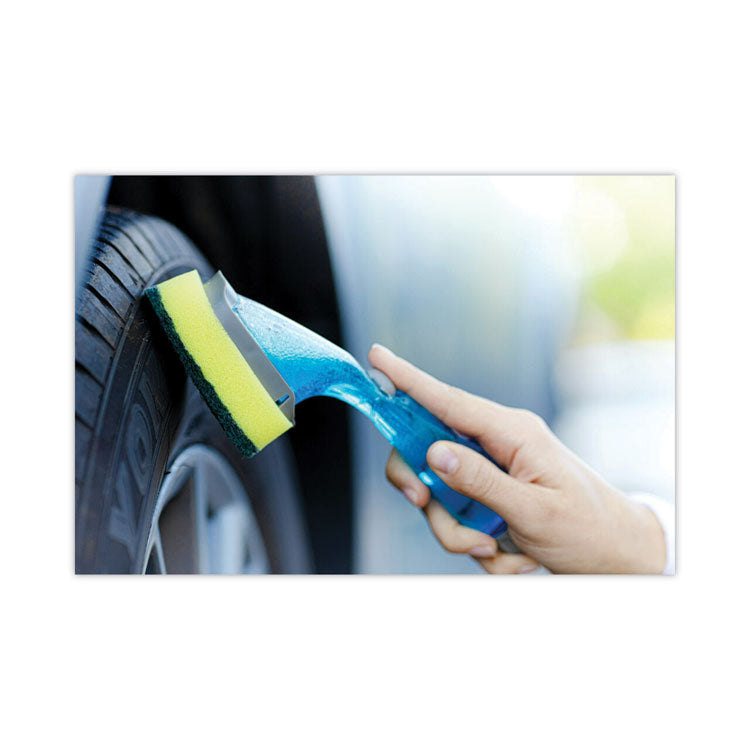 Soap-Dispensing Dishwand, 2.5 X 9.5, Yellow/green