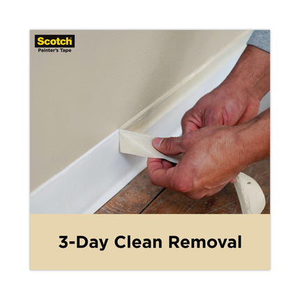 Commercial-Grade Masking Tape For Production Painting, 3" Core, 0.94" X 60 Yds, Natural