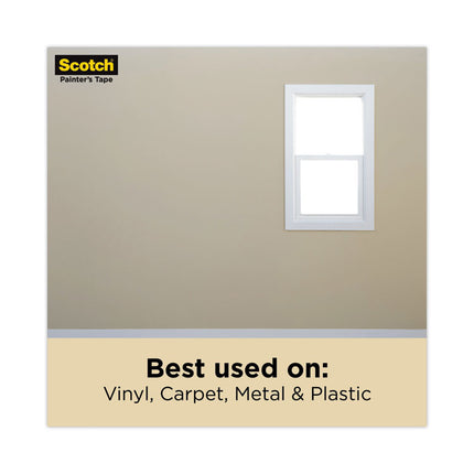 Commercial-Grade Masking Tape For Production Painting, 3" Core, 1.88" X 60 Yds, Natural