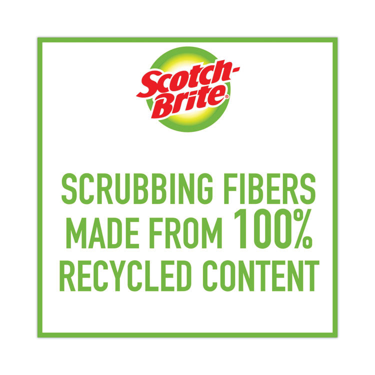 Non-Scratch Scour Pads, Size 3 X 6, Blue, 10/carton