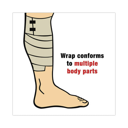 Elastic Bandage With E-Z Clips, 4 X 64