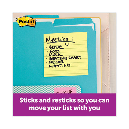 Pop-up Note Dispenser/Value Pack, For 4 x 4 Pads, Black/Clear, Includes (3) Canary Yellow Super Sticky Pop-up Pad