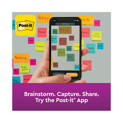 Pop-up Note Dispenser/Value Pack, For 4 x 4 Pads, Black/Clear, Includes (3) Canary Yellow Super Sticky Pop-up Pad