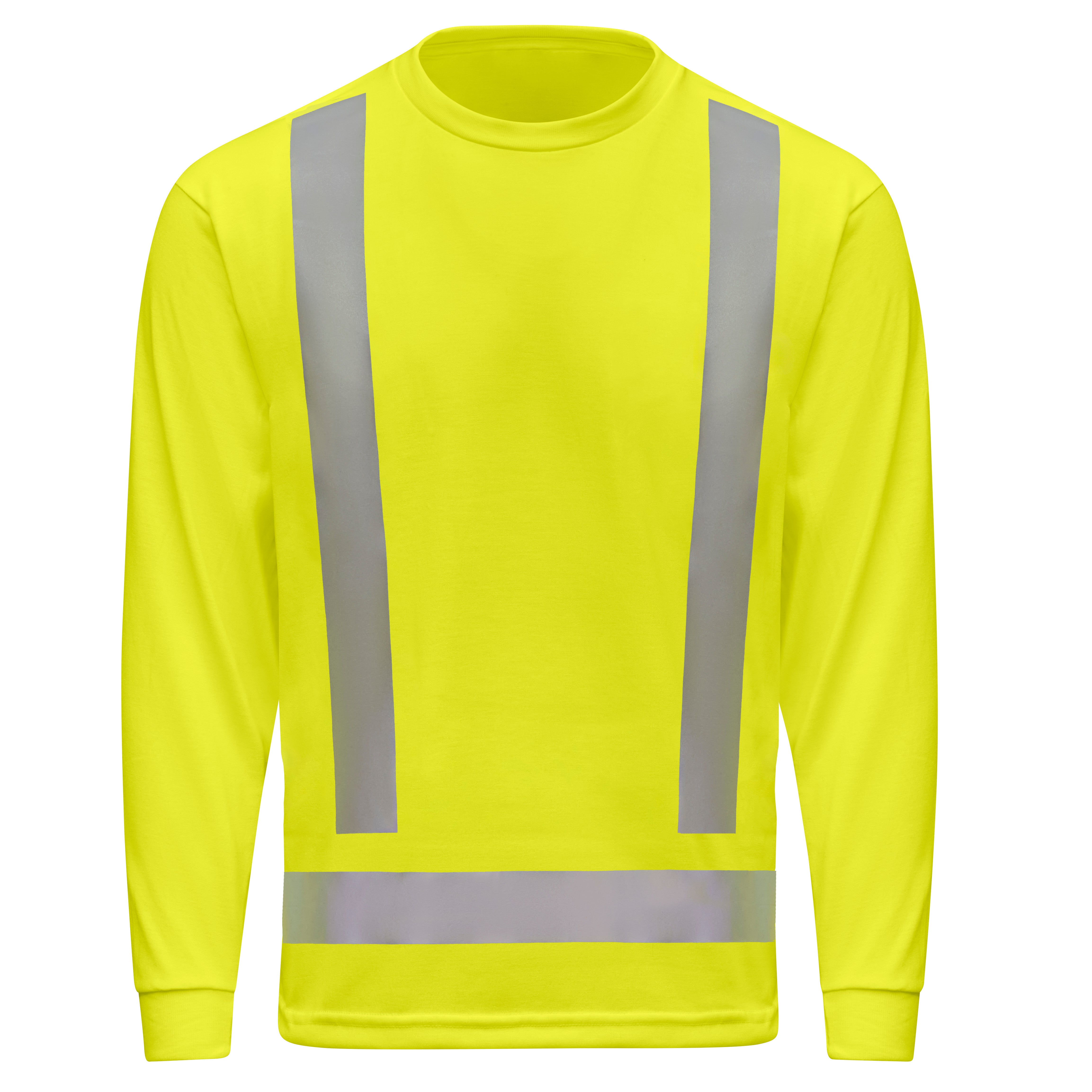 Red Kap® Hi-Visibility Long Sleeve Performance Core Tee, Type R / SK67HV