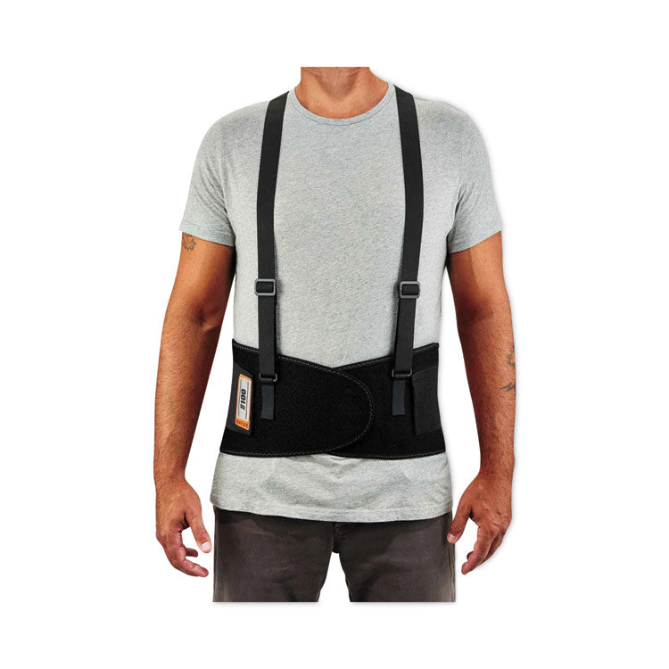 ProFlex 100 Economy Spandex Back Support Brace, 3X-Large, 46" to 52" Waist, Black