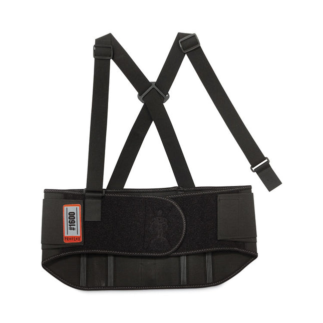 ProFlex 1600 Standard Elastic Back Support Brace, X-Small, 20" to 25" Waist, Black