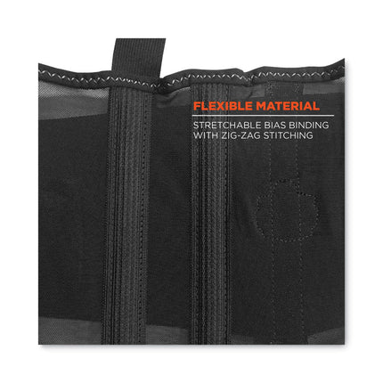 ProFlex 100 Economy Spandex Back Support Brace, 2X-Large, 42" to 46" Waist, Black