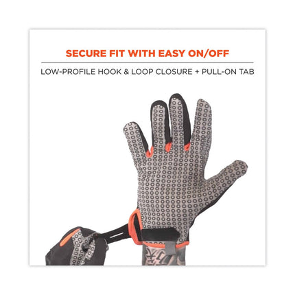 ProFlex 821 Smooth Surface Handling Gloves, Black, 2X-Large, Pair